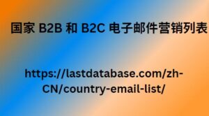 国家 B2B 和 B2C 电子邮件营销列表